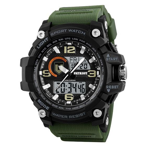 Patriot 012AGTRO ТРО Чорні з зеленим + Коробка 1201-0181 фото