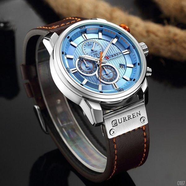 Curren 8291 Silver-Blue 1008-0187 фото