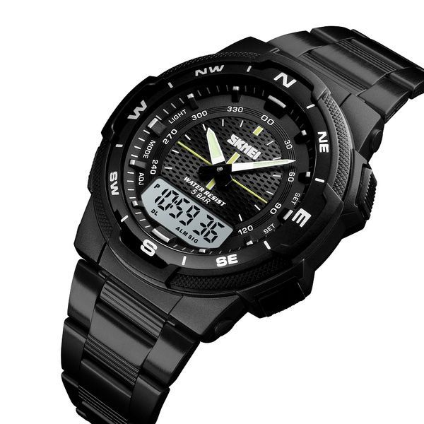 Skmei 1370BKBK Black-Black 1080-1672 фото