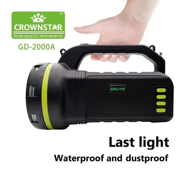 Портативна сонячна система GDLite GD-2000A, Power bank, сонячна панель 2000 фото