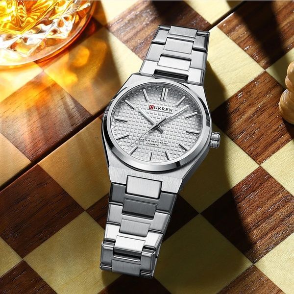 Curren 8439 Silver-White 1008-0393 фото