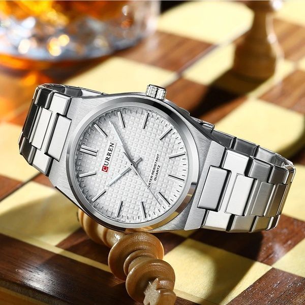 Curren 8439 Silver-White 1008-0393 фото