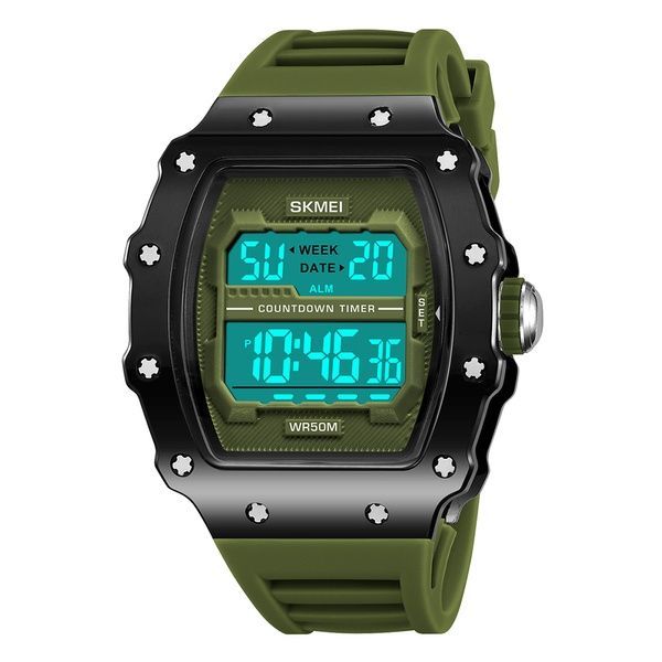 Skmei 2296BKGN Black-Green 1080-2522 фото