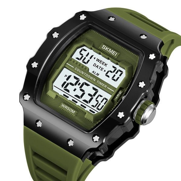 Skmei 2296BKGN Black-Green 1080-2522 фото