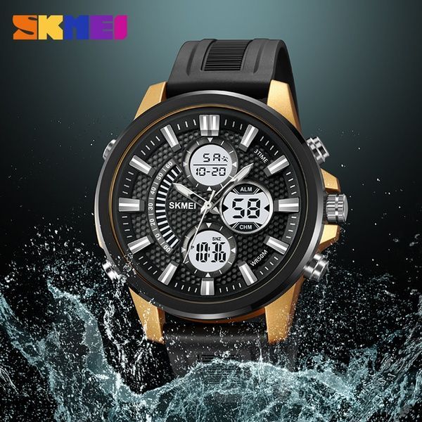 Skmei 2235BKGDWT Black-Gold-White SALE 1080-2280 фото
