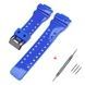 Ремінець для Casio G-Shock GA-100/110/120 Blue-Glossy BK 1051-1182 фото 1