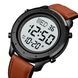 Skmei 1864LBNWT Brown-White Leather 1080-1171 фото 2