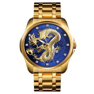 Skmei 9193GDBU Gold-Blue 1080-2934 фото