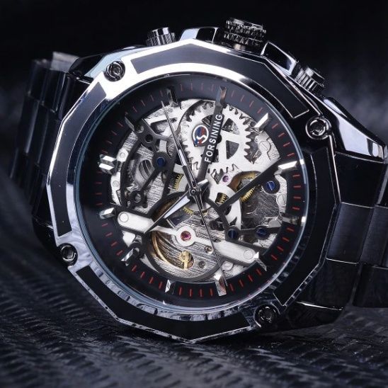 Forsining 8130 Black-Silver 1059-0015 фото