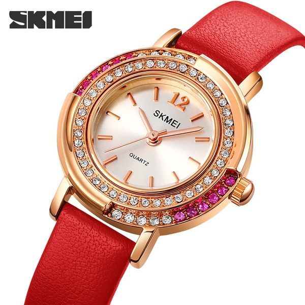 Skmei 1855RGRD Rose Gold-Red 1080-1166 фото