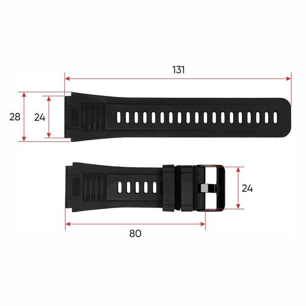 Ремінець для смарт годинника Modfit Expedition Compass Black 1051-1217 фото