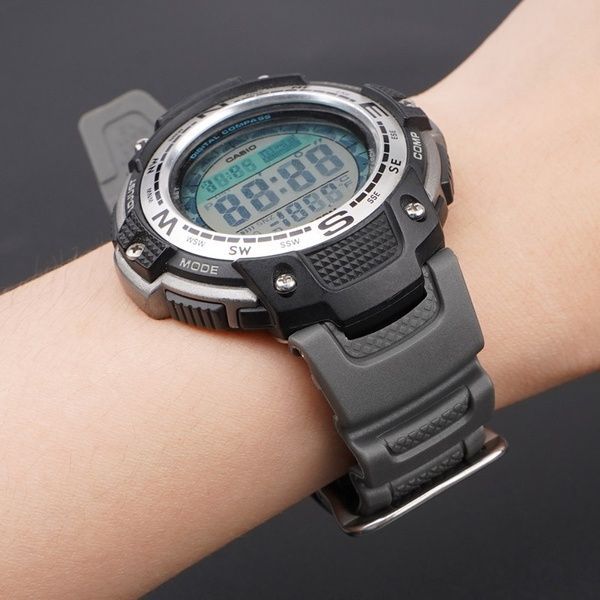 Ремінець для Casio SGW-100 Gray SI 1051-1049 фото