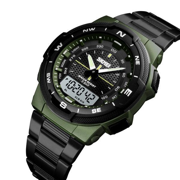 Skmei 1370AG Army Green 1080-1673 фото