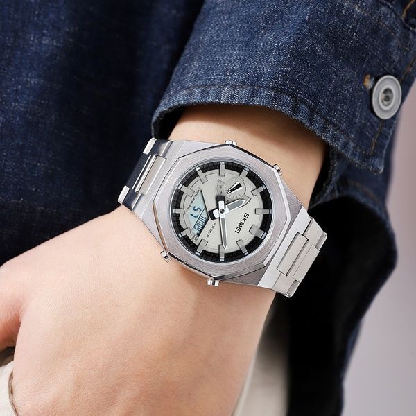 Skmei 1816SIWT Silver-White 1080-1846 фото