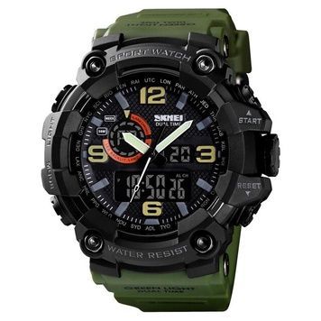 Skmei 1520AG Black-Military Wristband. SALE 1080-0804 фото