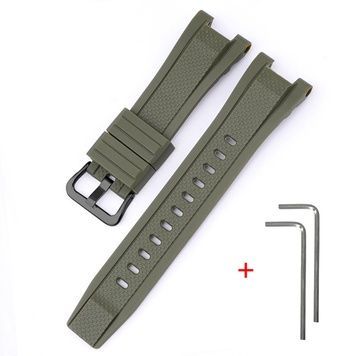Ремінець для Casio G-Shock GST-W300 Army Green BK 1051-0958 фото