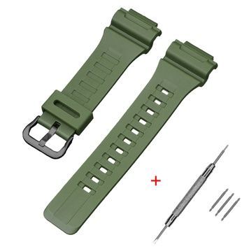 Ремінець для Casio AE-1000W Army Green BK 1051-1031 фото