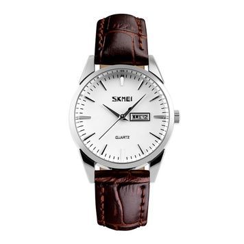 Skmei 9073SIWT-S Silver-White lady SALE 1080-1602 фото