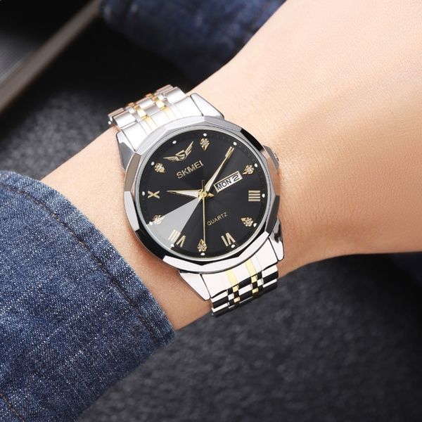 Skmei 2291TGDBK Silver-Gold-Black 1080-2483 фото