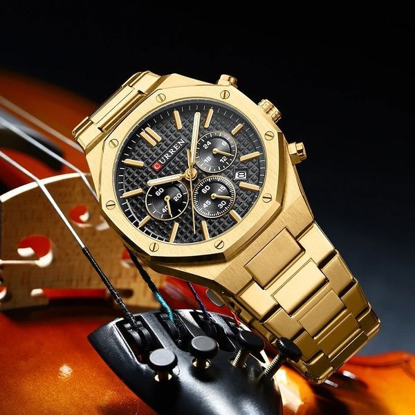 Curren 8440 Gold-Black 1008-0395 фото