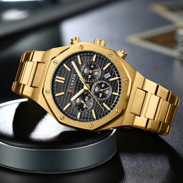 Curren 8440 Gold-Black 1008-0395 фото