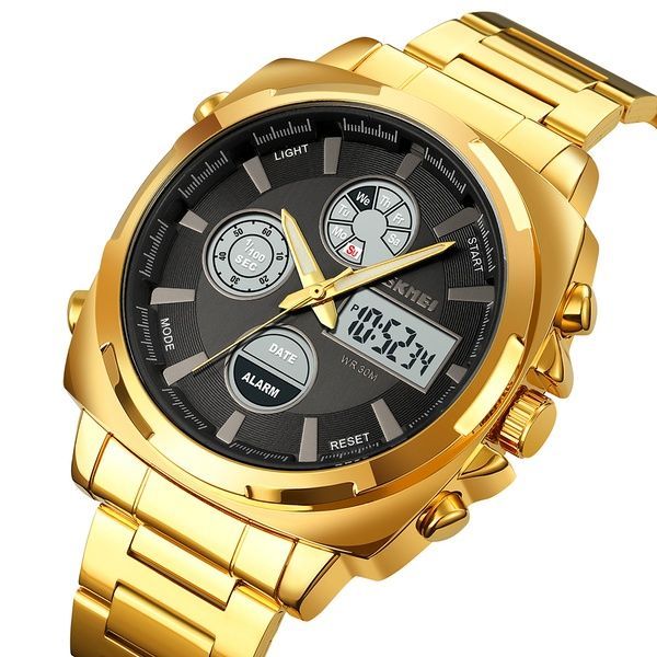Skmei 1673GDBK Gold-Black SALE 1080-1781 фото