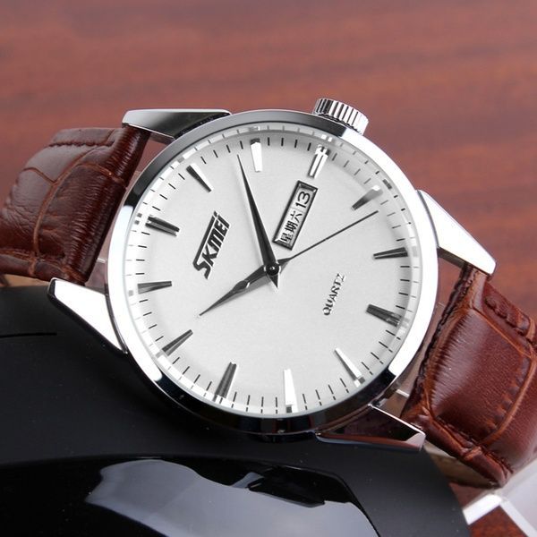 Skmei 9073SIWT-S Silver-White lady SALE 1080-1602 фото