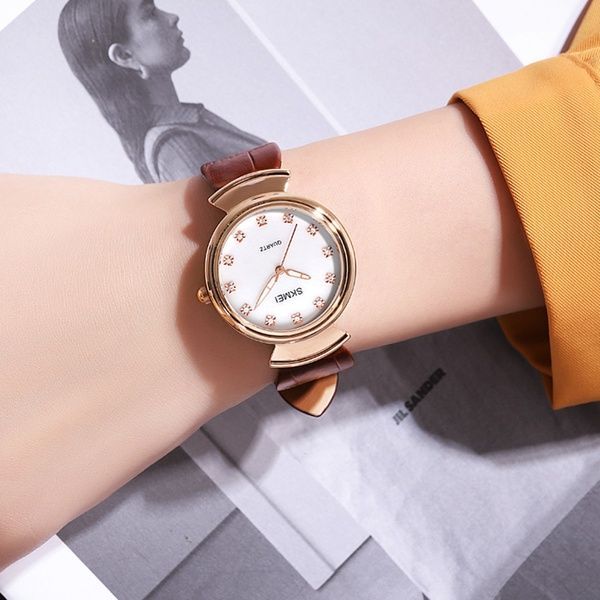 Skmei 2165RGWTBN Rose Gold-White-Brown 1080-2598 фото