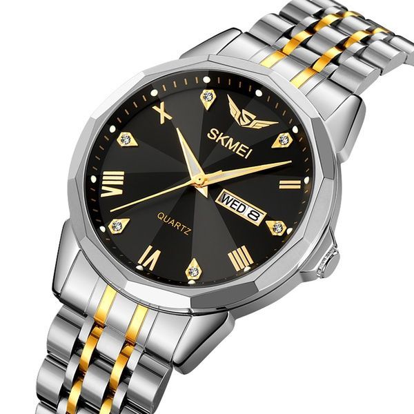 Skmei 2291TGDBK Silver-Gold-Black 1080-2483 фото