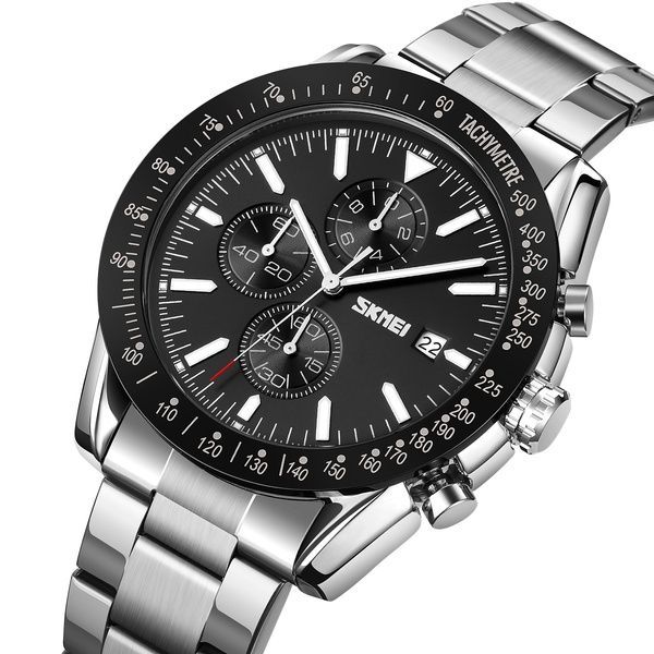 Skmei 9253SIBK Silver-Black 1080-1400 фото