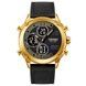 Skmei 1975LGDBK Gold-Black Leather 1080-2018 фото 1