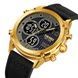 Skmei 1975LGDBK Gold-Black Leather 1080-2018 фото 2