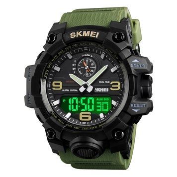 Skmei 1586 Black-Military Wrisband 1080-0797 фото