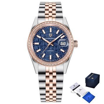 Pagani Design PD-1794M Silver-Rose Gold-Blue 1138-0235 фото