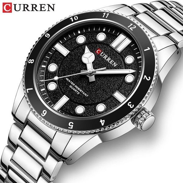 Curren 8450 Silver-Black 1008-0443 фото