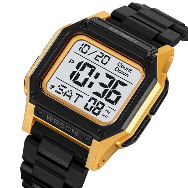 Skmei 2264BKGDWT Black-Gold-White 1080-2541 фото