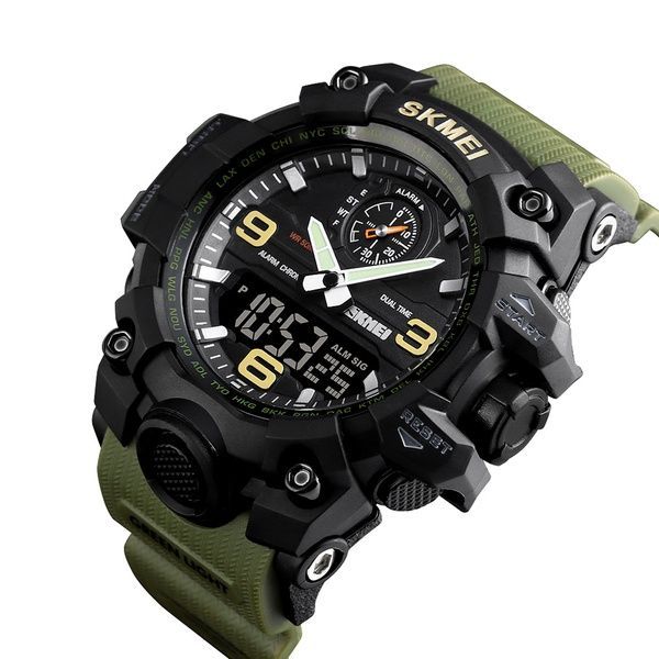Skmei 1586 Black-Military Wrisband 1080-0797 фото