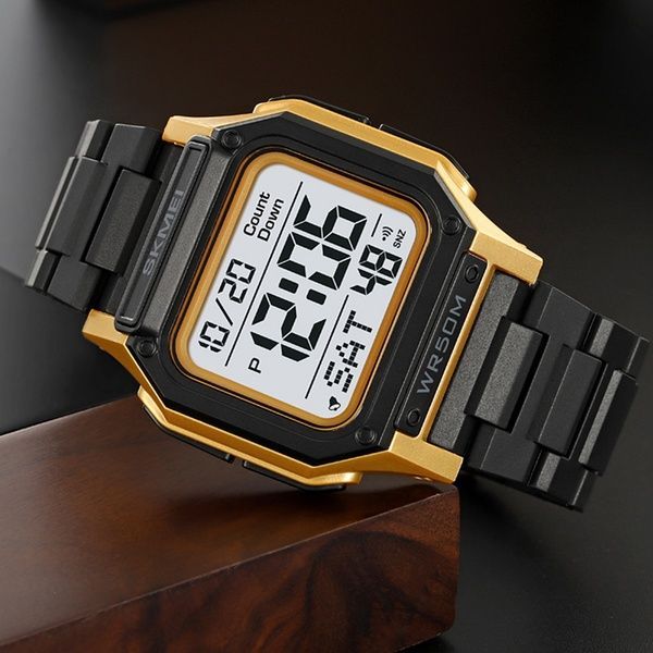 Skmei 2264BKGDWT Black-Gold-White 1080-2541 фото