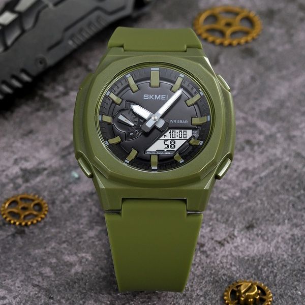 Skmei 2091AGWT Army Green White 1080-2048 фото
