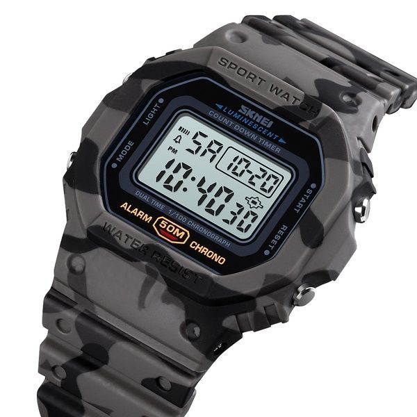 Skmei 1628CMGY Camo gray 1080-0874 фото