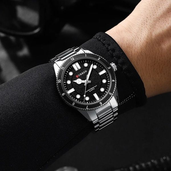 Curren 8450 Silver-Black 1008-0443 фото