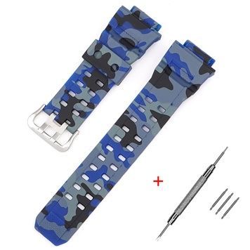 Ремінець для Casio G-Shock GW-9400/9300 Camo Blue SI 1051-1162 фото