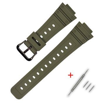 Ремінець для Casio G-Shock DW-5600 B Army Green BK 1051-1011 фото