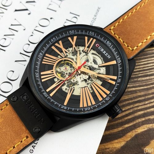 Curren 8299 Black-Gold-Brown 1008-0191 фото