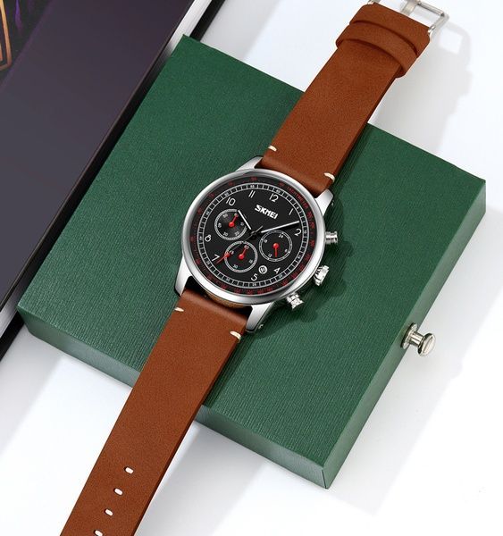 Skmei 9318BKBN Black-Brown 1080-2359 фото