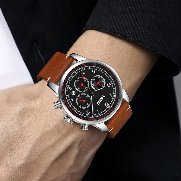 Skmei 9318BKBN Black-Brown 1080-2359 фото