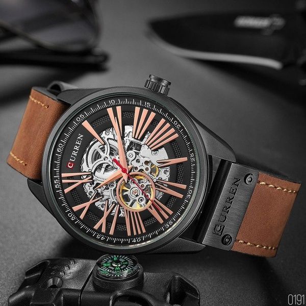 Curren 8299 Black-Gold-Brown 1008-0191 фото