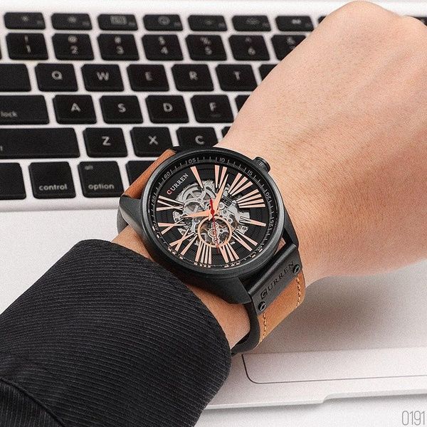 Curren 8299 Black-Gold-Brown 1008-0191 фото