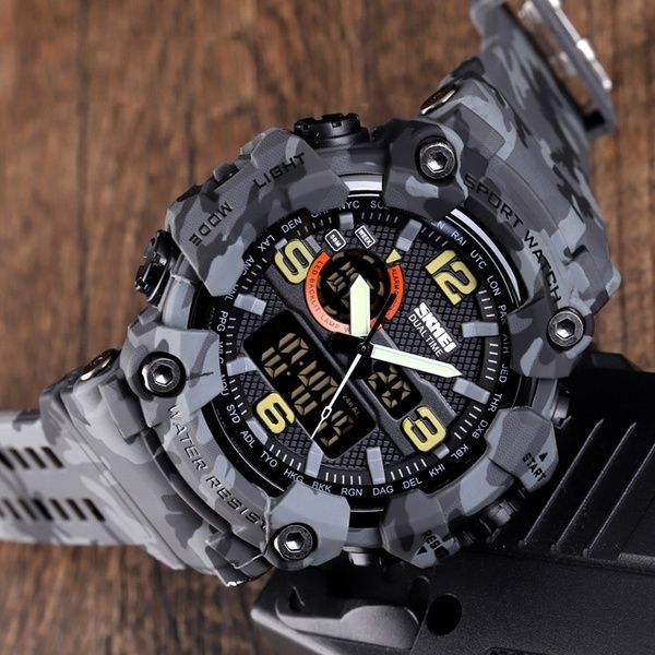 Skmei 1520CMGY Gray Camo. 1080-0806 фото