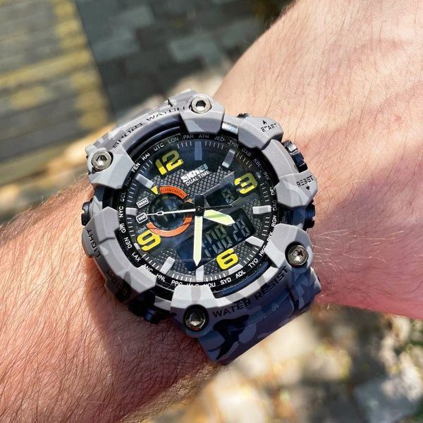 Skmei 1520CMGY Gray Camo. 1080-0806 фото